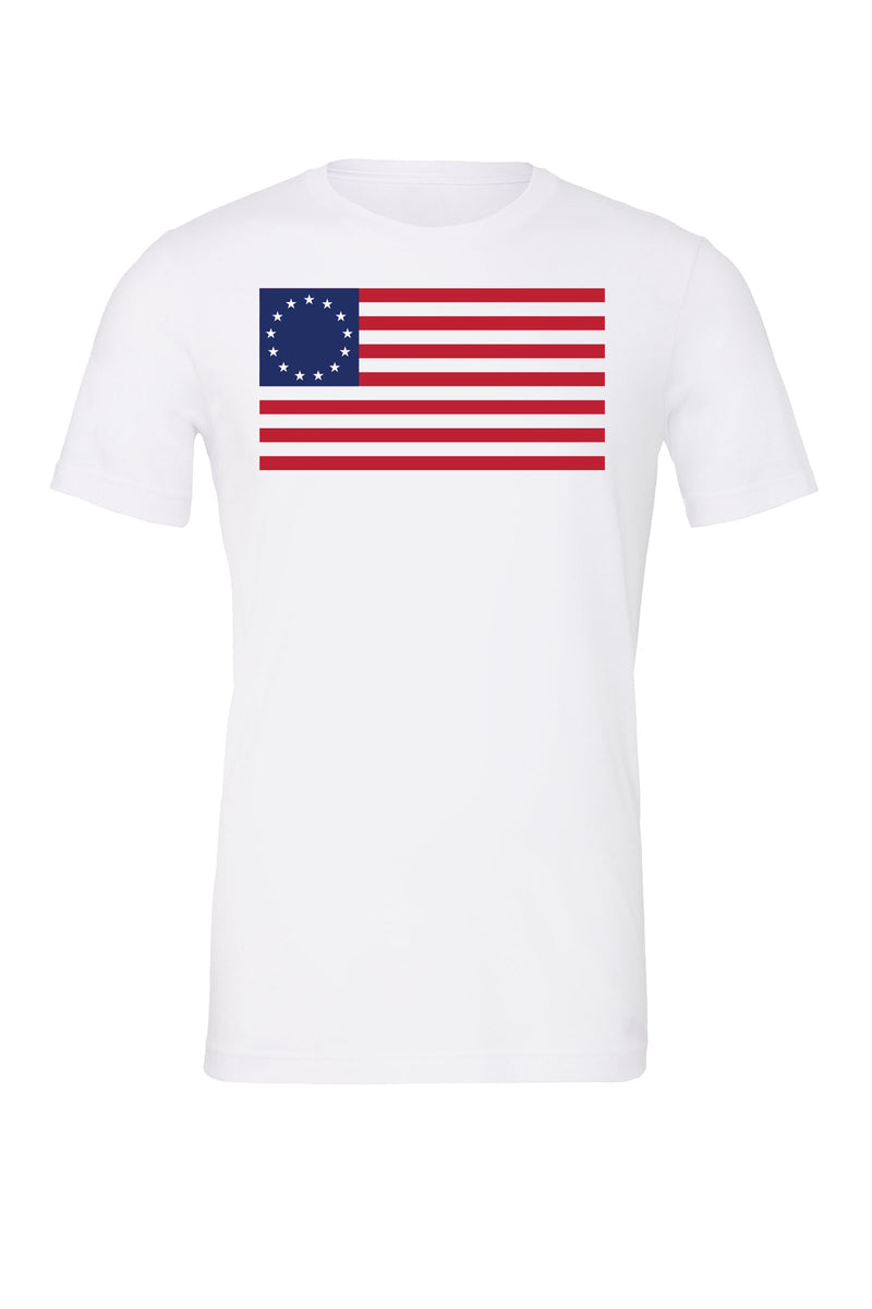 Betsy Ross Flag T-Shirt produced by AnubisBlue Designs in N