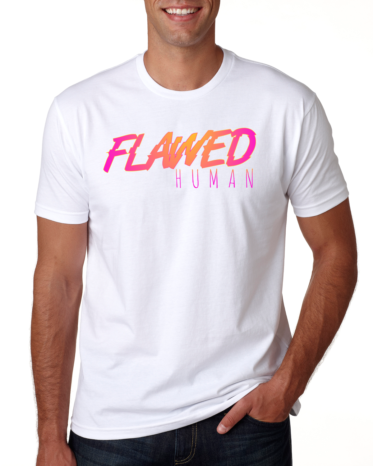 Flawed Human - Men's T-Shirt