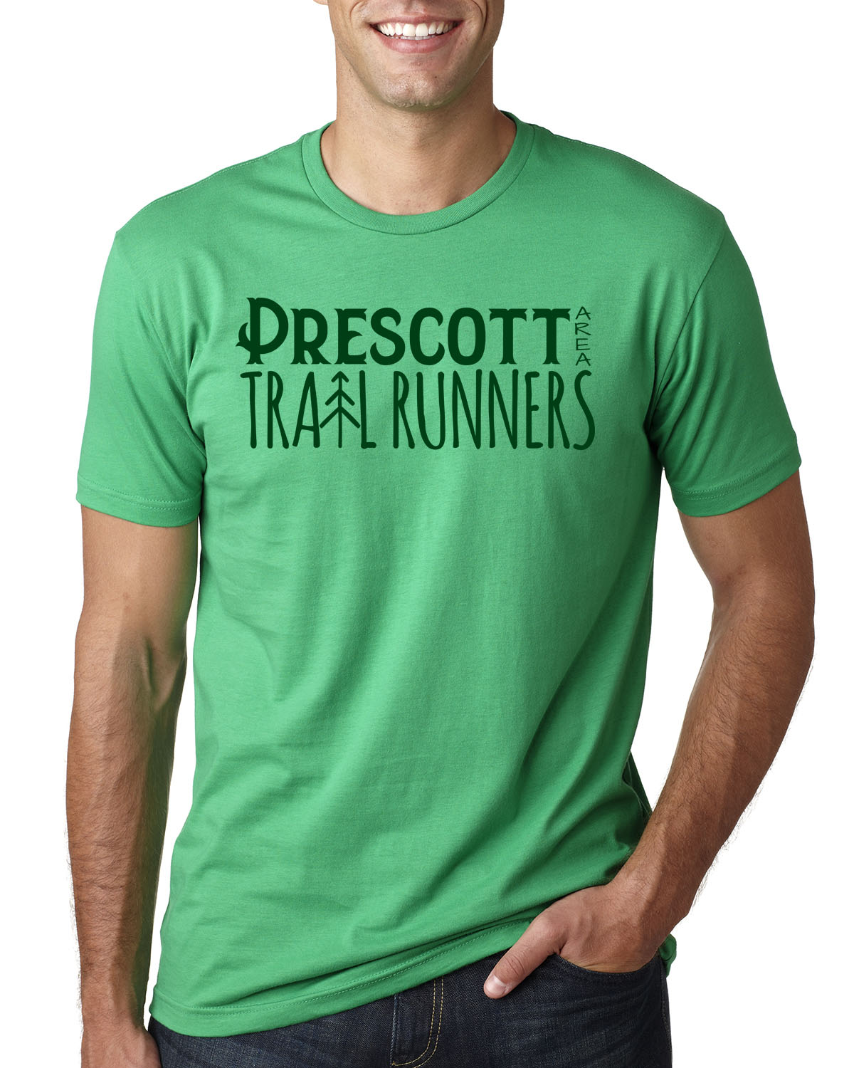 PATR - Prescott Area Trail Runners - Pine Tree Men's T-Shirt