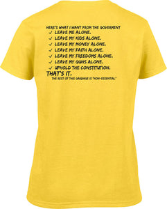 What I Want From The Gov't | Women's T-Shirt
