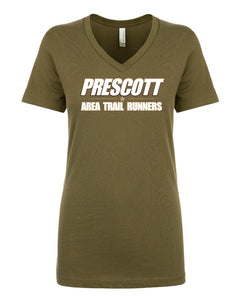 PATR - Prescott Area Trail Runners - Bold - Women's V-Neck T-Shirt
