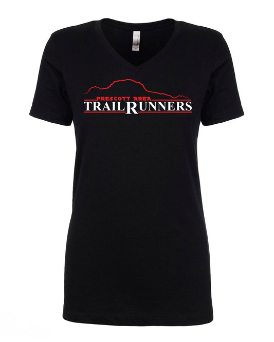 PATR - Red & White Homage - Women's V-Neck T-Shirt